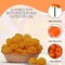 5 Pieces - 5 feet Marigold Garland |Indian/American Wedding Party Mantle Decoration, Faux Garlands Wedding Garland, Diwali Decoration, Spring Bush Floral! (Orange)